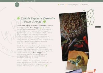 La Pica Veggie: Diseño y Optimización Web